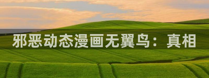 韩漫入口：邪恶动态漫画无翼鸟：真相
