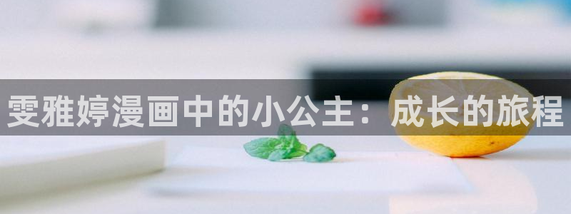 好看的漫画推荐韩漫：雯雅婷漫画中的小公主：成长的旅程